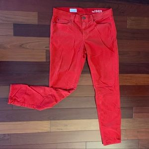 GAP red corduroy jeans ❤